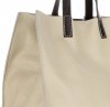 Kožené kabelka shopper bag Genuine Leather béžová 691756
